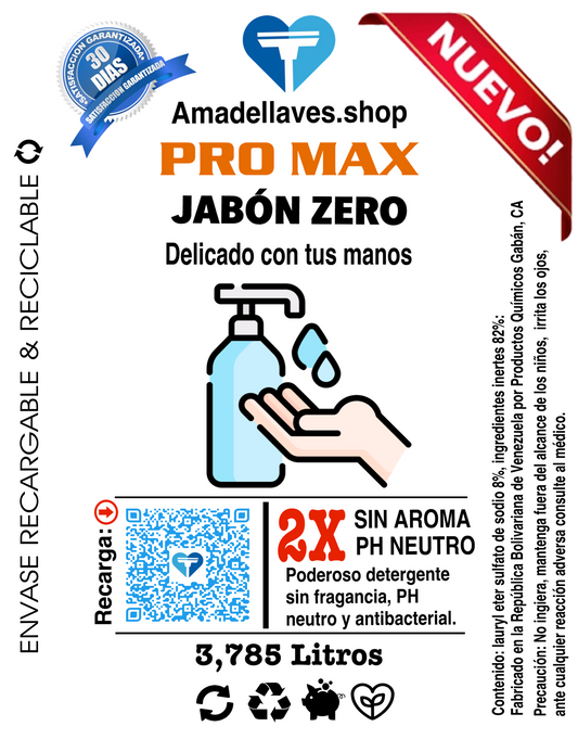 Recargables - Jabón Neutro - 3,785L