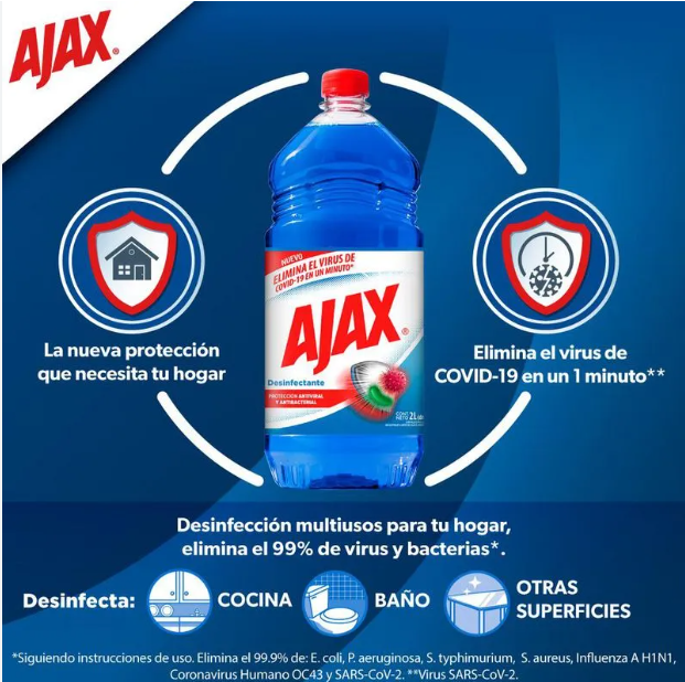 AJAX Limpiador Multisuperficie 500 ml