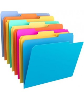 Caja Carpeta Manila Carta de colores (50 UND)