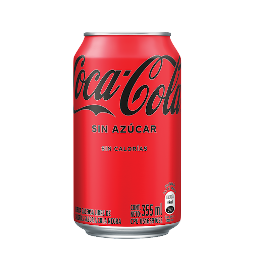 Refresco Coca-Cola Sin Azúcar Lata 355 ml
