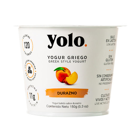 Yolo - Durazno 150g