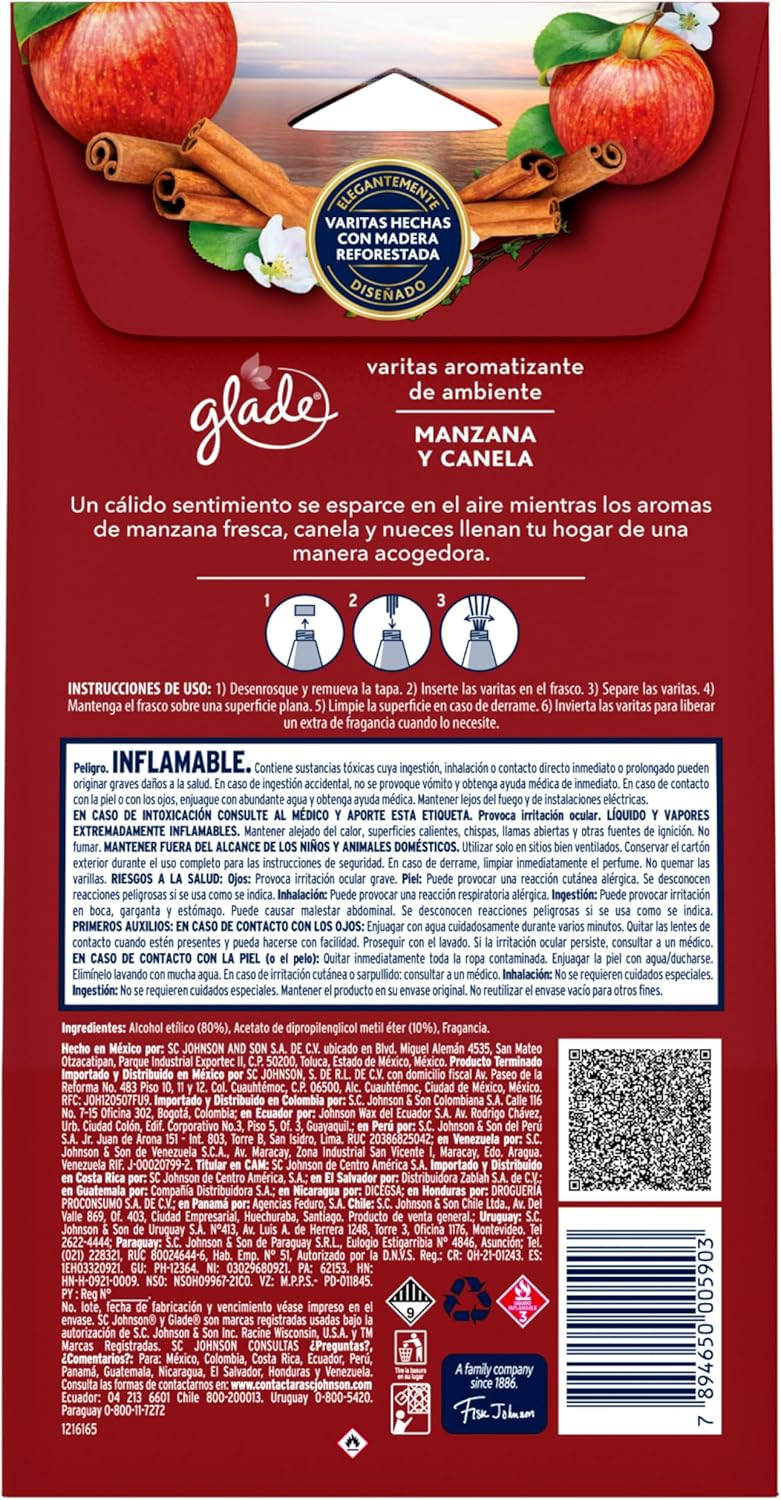 Glade Varitas Manzana y Canela