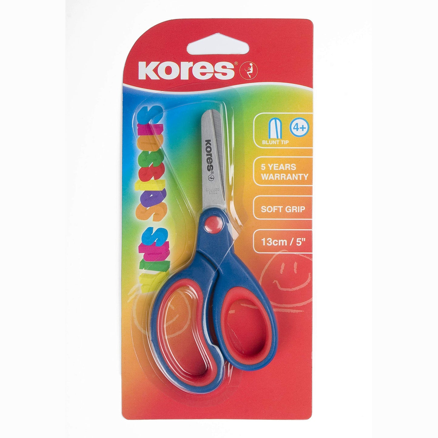 Tijera Punta Roma soft-grip - Kores