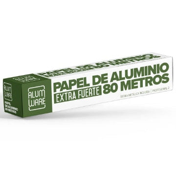 Alum Ware - Papel Aluminio Extra Fuerte 80 metros