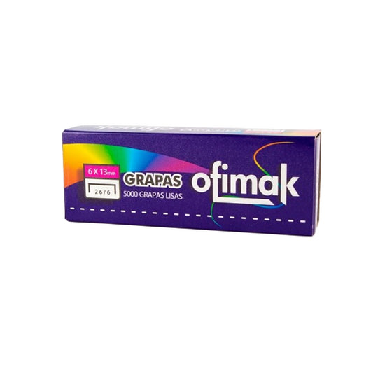 Caja de Grapas Corrugadas Ofimak / Estol / Crisvi - 5000 UND