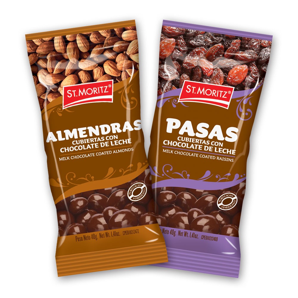 Frutos Secos Cubiertos de Chocolate
