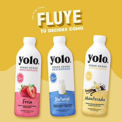 Yolo - Yogur Griego Líquido Mantecado │200 ml