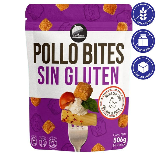 Listochef Pollo Bites Sin Gluten 506g