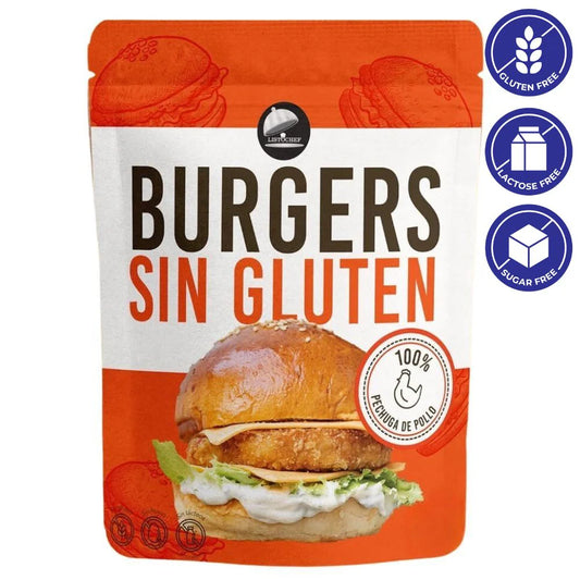 Listochef Burgers Sin Gluten 636g