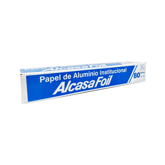 Papel de Aluminio Alcasa Foil 80 metros (AZUL)