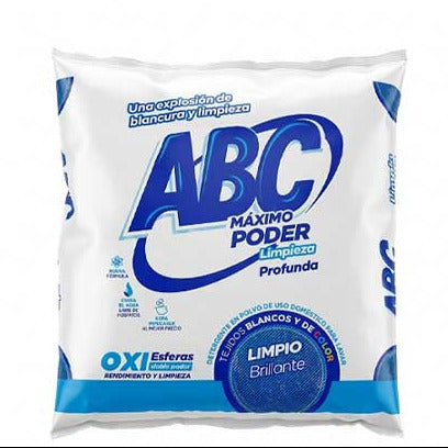 Detergente en Polvo Máximo Poder Limpieza Profunda ABC 800g