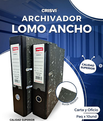 Carpeta Lomo Ancho Tipo Oslo Oficio