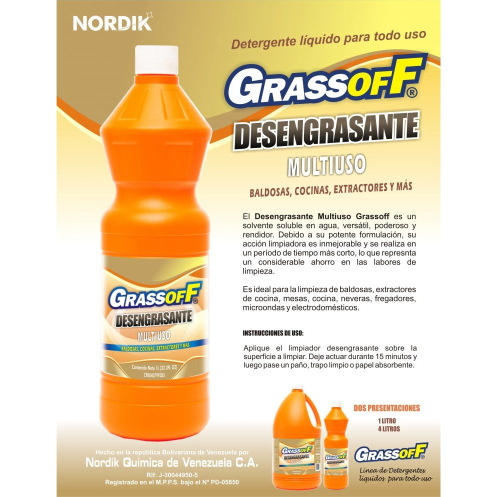 Desengrasante  líquido Grassoff