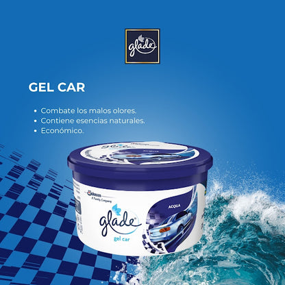 Glade Gel Car Acqua Marina 70 g