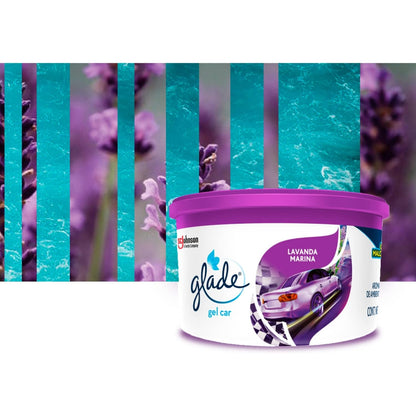 Glade Gel Car Lavanda Marina 70 g