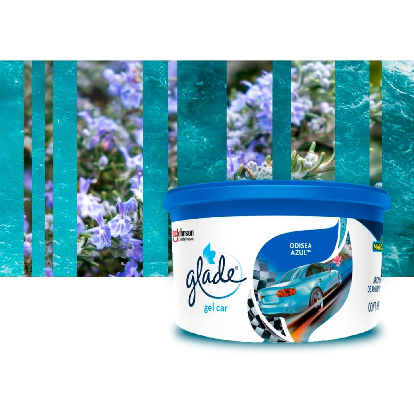 Glade Gel Car Odisea Azul 70 g