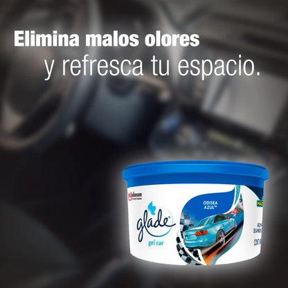 Glade Gel Car Odisea Azul 70 g