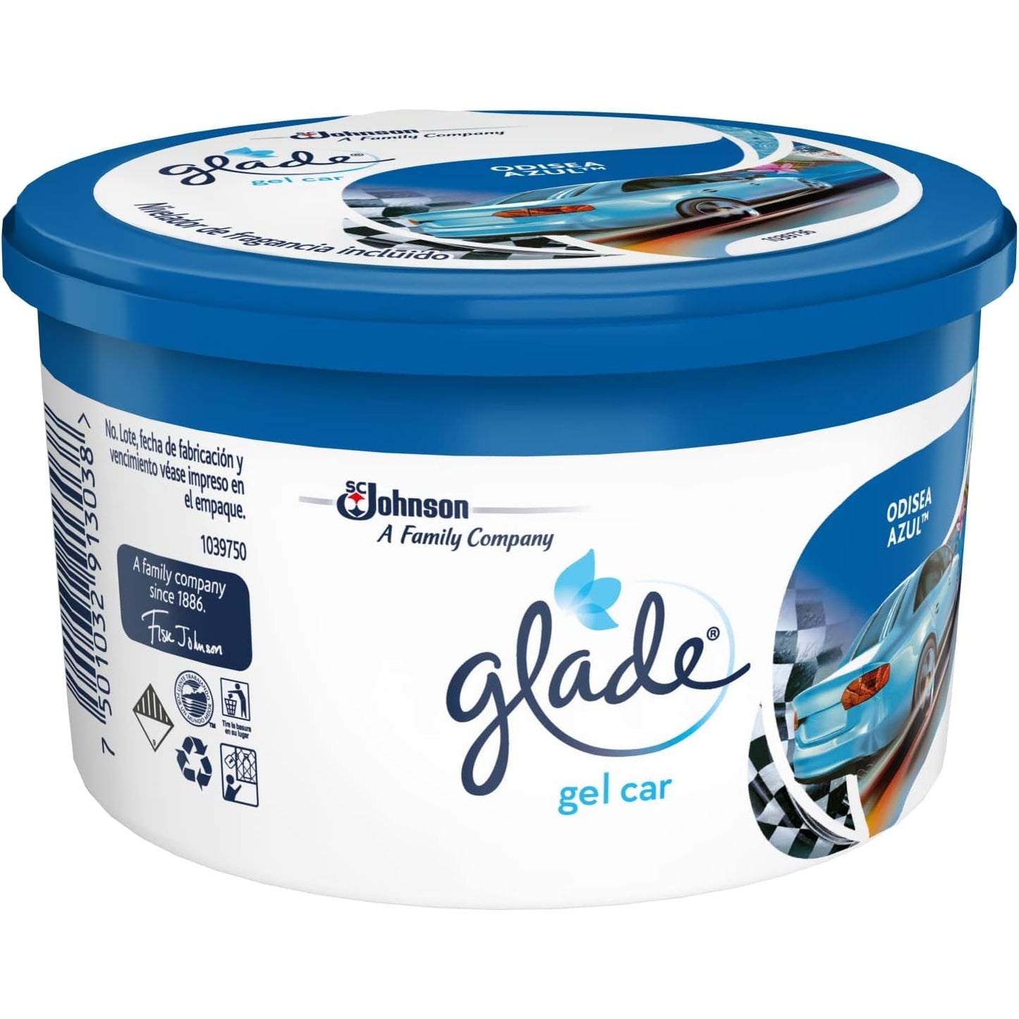 Glade Gel Car Odisea Azul 70 g