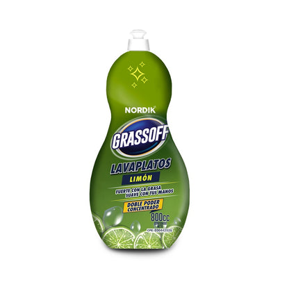 Lavaplatos Líquido Grassoff Limón - 800 ml