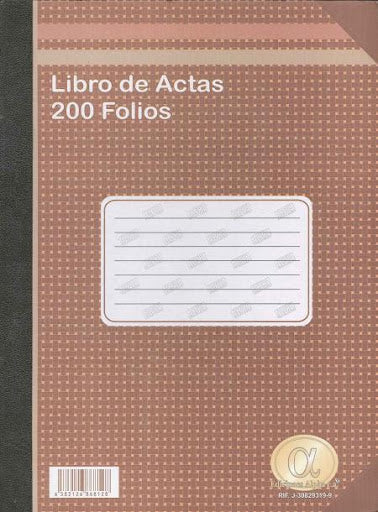 Libro de Actas 200 hojas