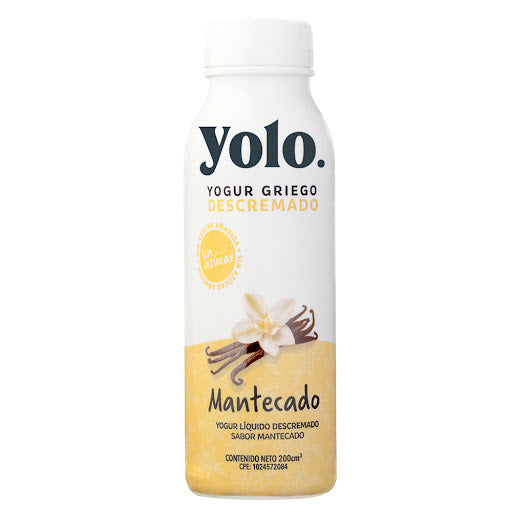 Yolo - Yogur Griego Líquido Mantecado │200 ml
