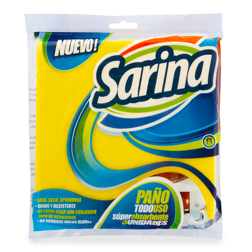 Paño Todo Uso Sarina - 3 UND
