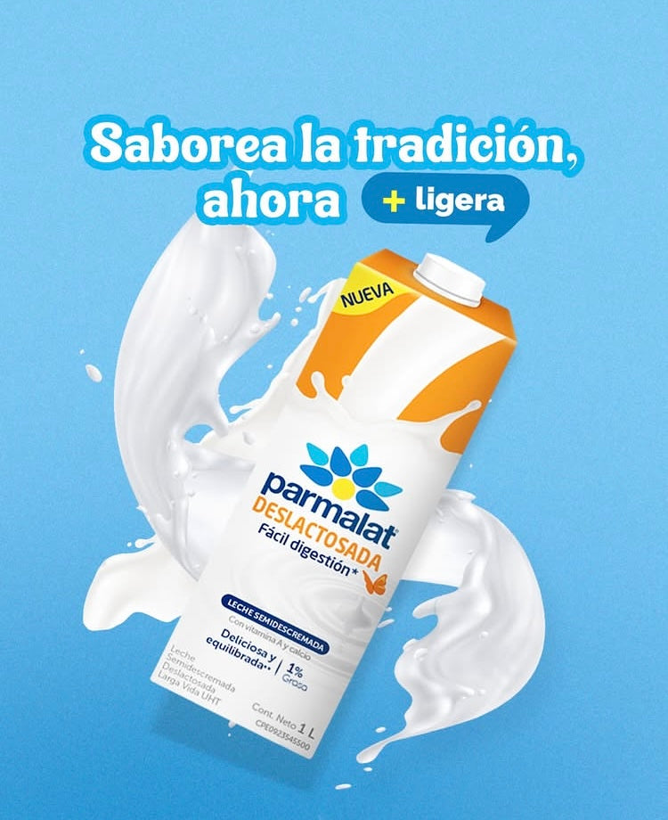 Leche Deslactosada Parmalat - 1 litro