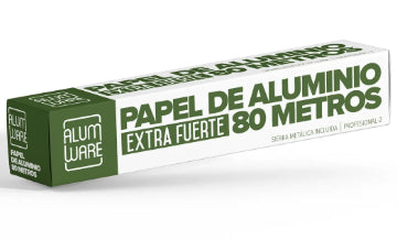 Alum Ware - Papel Aluminio Extra Fuerte 80 metros