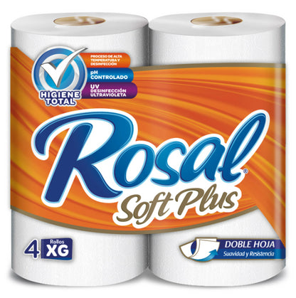 Bulto Papel Higiénico Rosal Plus Extra Suave 400 Hojas