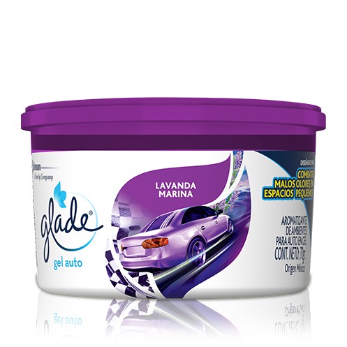 Glade Gel Car Lavanda Marina 70 g